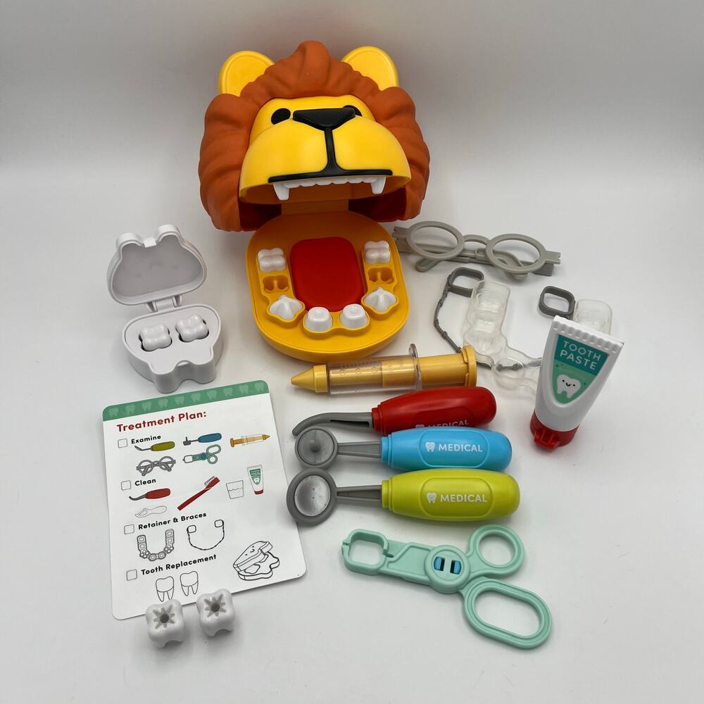 Gigglescape Dentist Play Set Pretend Medical Dental Accessories Missing 3 pcs - Picture 3 of 9